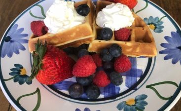 Blood Orange Waffles