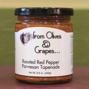 Roasted Red Pepper Parmesan Tapenade